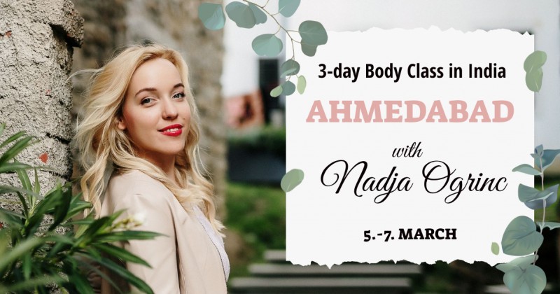 India, Ahmedabad: 3-day Body Class with Nadja Ogrinc